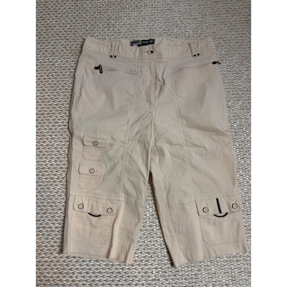 Jamie Sadock Cargo Utility Capri Pants Size 4 Golf Hiking Outdoor Cropped